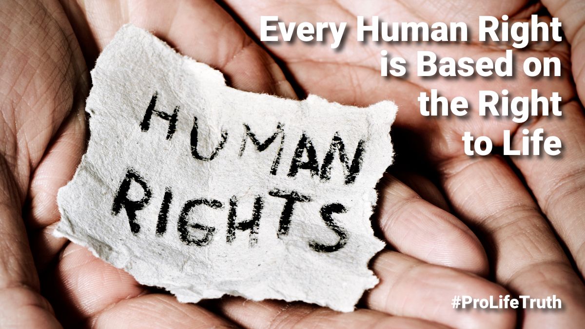 Every Human Right is Based on the Right to Life